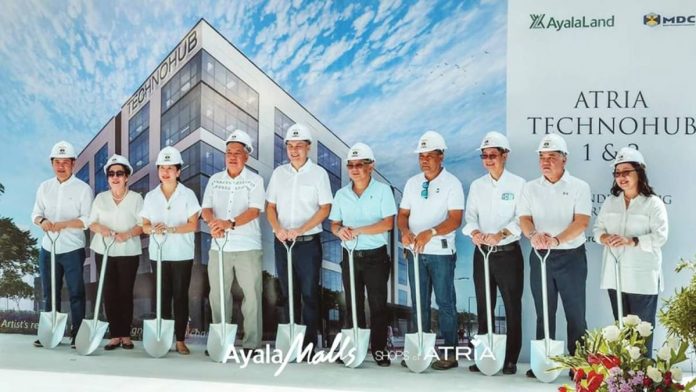 MORE INVESTMENTS FROM AYALA. Ayala Land Inc. president and chief executive officer Bernard Vincent Dy and Iloilo City Government officials lead the groundbreaking of the former’s latest investment in the city, the Atria Technohub. The project is expected to be completed in the fourth quarter of 2024. Iloilo City is grateful for Ayala's contributions to its vision of inclusive development.