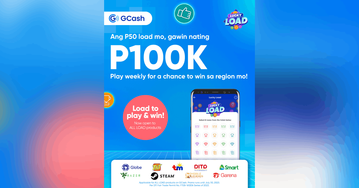 Mas pina-LUCKY ang chances of winning at pa-premyo sa GCash Lucky Load!