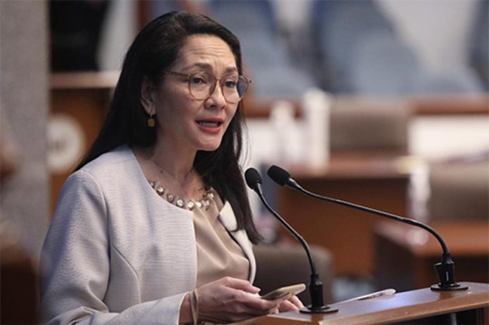 Sen. Risa Hontiveros raised concerns about the potential risks and benefits the proposed merger of the Development Bank of the Philippines and the Land Bank of the Philippines may bring to the economy. SENATE.GOV.PH PHOTO