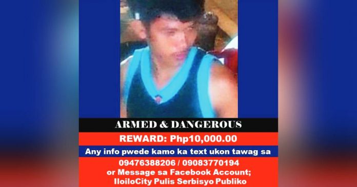 The Iloilo City Police Office on Tuesday, April 4, released this photo of the suspect in the killing of a woman in a motel in Barangay Bolilao, Mandurriao district on April 1.