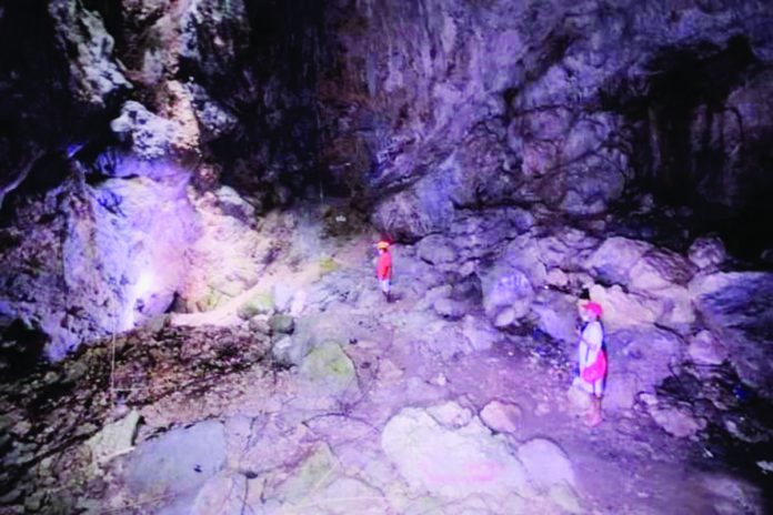 Photo shows a newly discovered cave in Sebaste, Antique in 2021. Provincial Ordinance No. 2021-256 declared the month of April of every year as Cave Month to safeguard the integrity of Antique’s caves and their resources. PHOTO COURTESY OF DISCOVER ANTIQUE