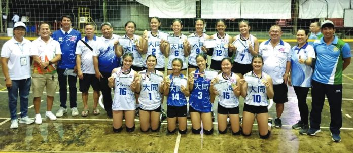 Members of the Bacolod Tay Tung High School Thunderbolts secondary girls volleyball team. PHOTO COURTESY OF JOSE MONTALBO