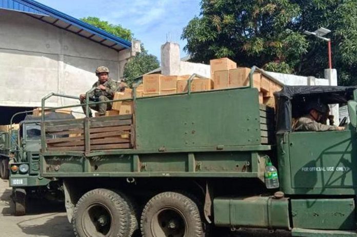 Smuggled cigarettes were seized in Sulu earlier this year. The Bureau of Internal Revenue said tobacco smuggling was one of the reasons why it was not hitting its collection target for excise taxes. PHOTO COURTESY WESMINCOM