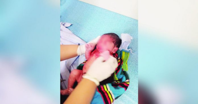 A baby boy was rescued in Sagay City, Negros Occidental on Friday, May 5. BOMBO RADYO BACOLOD