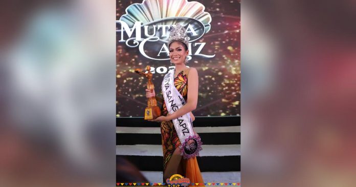 Fervet Marie Shane Degala of Pilar town is Mutya sang Capiz 2023. CAPIZ PGCG FACEBOOK PAGE