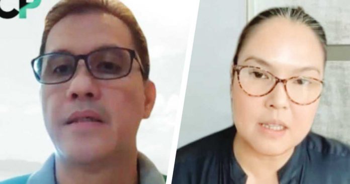 Reynaldo B. Abadilla, vice president and head of Systems Operations and Cynthia Perez Alabanza, assistant vice president and head of Public Relations Department of the National Grid Corporation of the Philippines