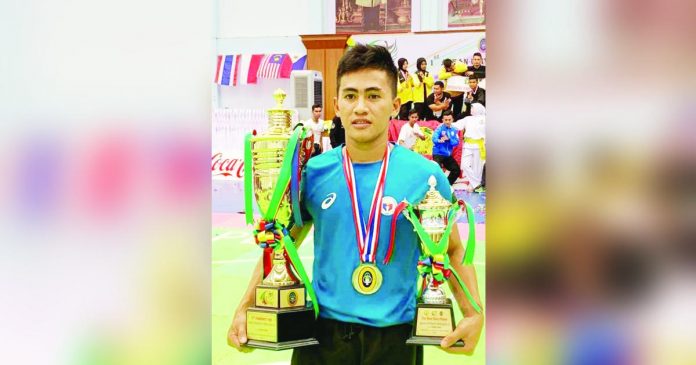 “We feel there is a certain bias towards Indonesia,” says Dines Dumaan who won a silver medal in pencak silat at the 32nd Southeast Asian Games in Cambodia. PHOTO COURTESY OF INIER CANDOR