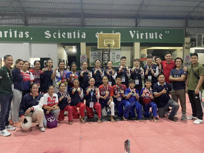 Some of the medal winners for Team Iloilo taekwondo team. PHOTO COURTESY OF FLORA NAVALES