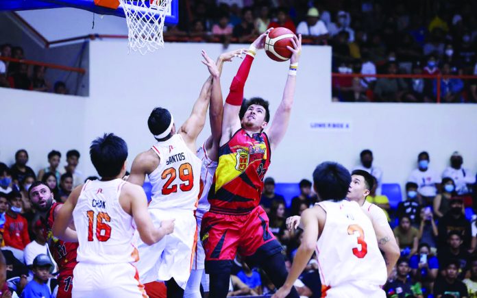 Rodney Brondial had a solid outing to lead San Miguel Beermen past NorthPort Batang Pier. PBA PHOTO