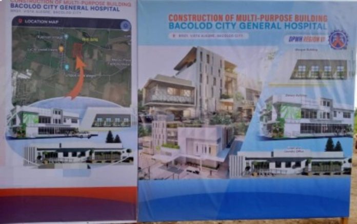 The phase one design perspectives of the national government-funded Bacolod City General Hospital in Barangay Vista Alegre. On Monday, June 12, Lone District Rep. Greg Gasataya said the Department of Public Works and Highways allotted an additional P250 million for the construction of the second phase of the hospital. PNA BACOLOD PHOTO