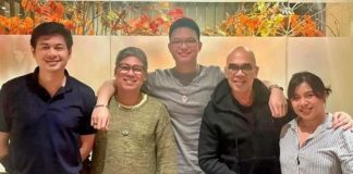 Bimby Aquino Yap with Cornerstone executives and veteran TV host Boy Abunda.