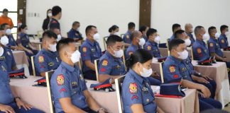 Capiz Police Provincial Office personnel underwent an Integrated Tourist Safety and Security Seminar for Tourist-Oriented Police for Community Order and Protection Training recently. CAPIZ PGCG PHOTO