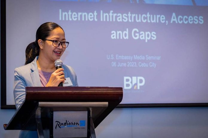 Better Internet PH lead advocate Grace Mirandilla-Santos. US EMBASSY IN MANILA PHOTO