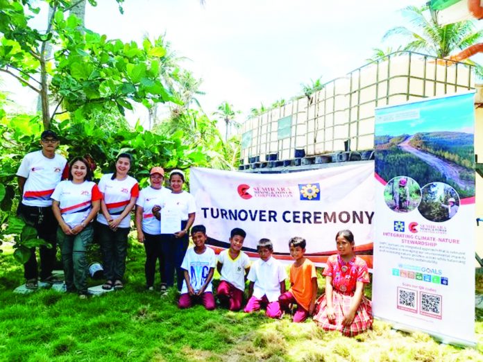 Rainwater collection systems were installed in 16 schools across the municipality of Caluya by Semirara Mining and Power Corporation in partnership with the Department of Energy.