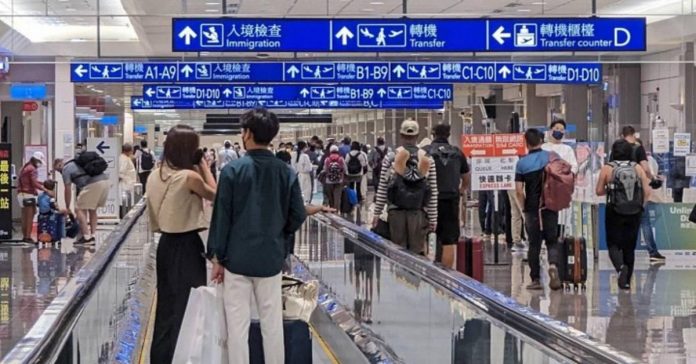 Taiwan’s largest and busiest airport, the Taoyuan International Airport, is experiencing rising passenger volume as Taiwan reopens its border and eases protocols. To date, Taiwan remains visa-free for Filipino tourists. PHOTO COURTESY OF PNA