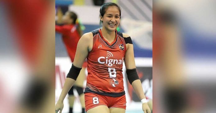 Jovelyn Gonzaga had her last appearance in the PVL during the 2022 Reinforced Conference for the Army Lady Troopers. PHOTO COURTESY OF PHILIPPINE SUPERLIGA