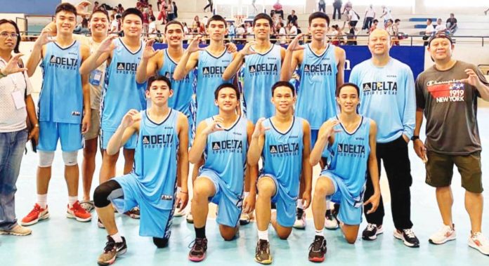 Members of Western Visayas’ secondary boys basketball team, represented by Hua Siong College of Iloilo Red Phoenix. PHOTO COURTESY OF VINCENT CONLU