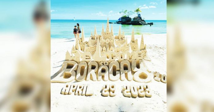 Boracay tourists are drawn to sand castles – one of the main attractions in the island. MALAY-BORACAY TOURISM OFFICE PHOTO