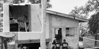 Dumangas town resident Cezar Dipus Jr. was found dead in his house yesterday morning, June 28. Initial investigation showed he was shot while asleep. AJ PALCULLO/PN