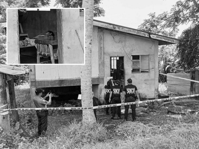 Dumangas town resident Cezar Dipus Jr. was found dead in his house yesterday morning, June 28. Initial investigation showed he was shot while asleep. AJ PALCULLO/PN