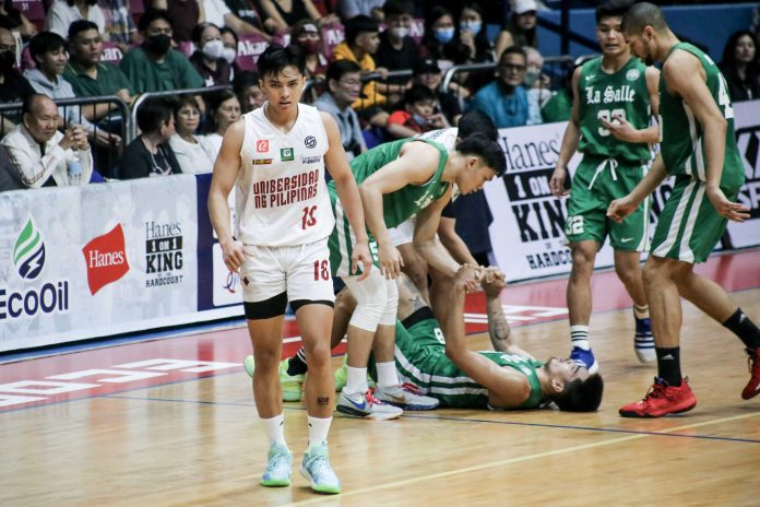 Negrense Harold Alarcon of the University of the Philippines Fighting Maroons was named MVP in the just-concluded 2023 Filoil EcoOil Preseason Cup. PHOTO COURTESY OF FILOIL ECOOIL