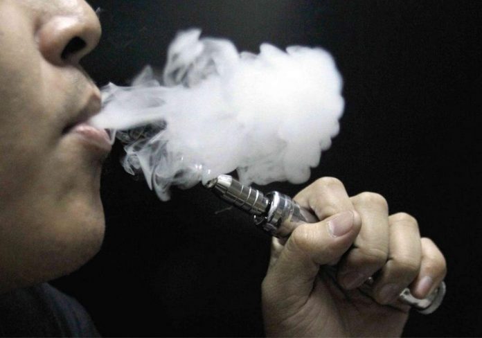 Most vape users in Iloilo City are aged 15 to 28 years old, according to the Iloilo City Anti-Smoking Task Force. PHOTO COURTESY OF INQUIRER.NET