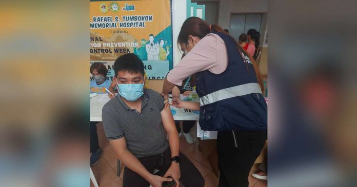 The Provincial Health Office of Aklan begins rolling out the COVID-19 Pfizer-BioNTech bivalent vaccine to health workers and the elderly. PHO-AKLAN PHOTO