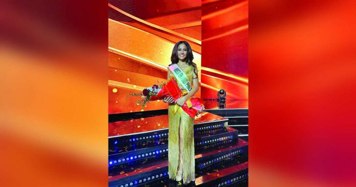 The 23-year-old Charie Manalo Sergio of Caluya, Antique won 2nd runner-up in the recently concluded Miss Grand Philippines 2023. DISCOVER ANTIQUE, PHILIPPINES FB PHOTO