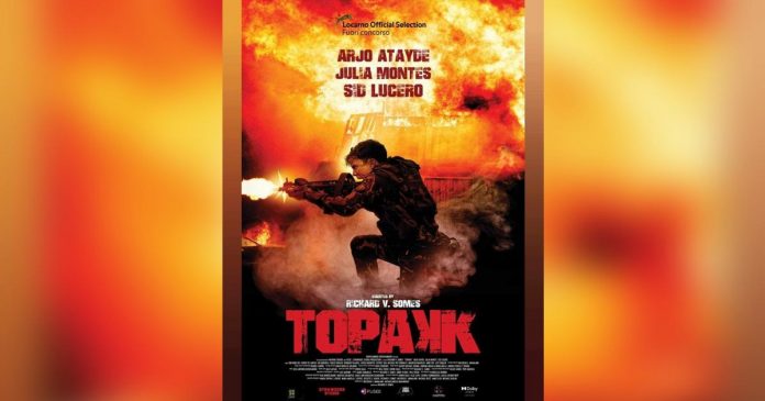 Arjo Atayde’s “Topakk” will premiere at the 76th Locarno Film Festival in Switzerland.