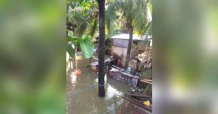 Portions of Barangay Buhang Taft North, Mandurriao, Iloilo City such as this one got flooded on Monday, July 17. ILOILO CITY DRRMO PHOTO