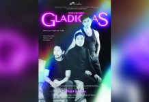 Poster of Peter Solis Nery’s “Gladiolas” for UP Dulaang Laboratoryo