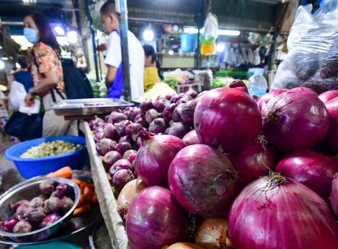 Onions are being sold at the Pasig City Mega Market. MARK DEMAYO, ABS-CBN NEWS/FILE PHOTO