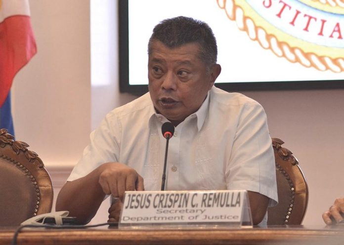 Justice secretary Jesus Crispin Remulla says doctors discovered he had blockages in his heart during his annual check-up from June 21-23.