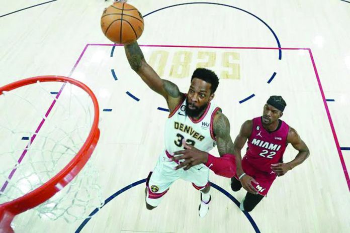 Jeff Green, who was part of the Denver Nuggets team that captured the 2022-2023 NBA Season championship recently, agreed to a deal with Houston Rockets for the next NBA Season. AP PHOTO/JACK DEMPSEY