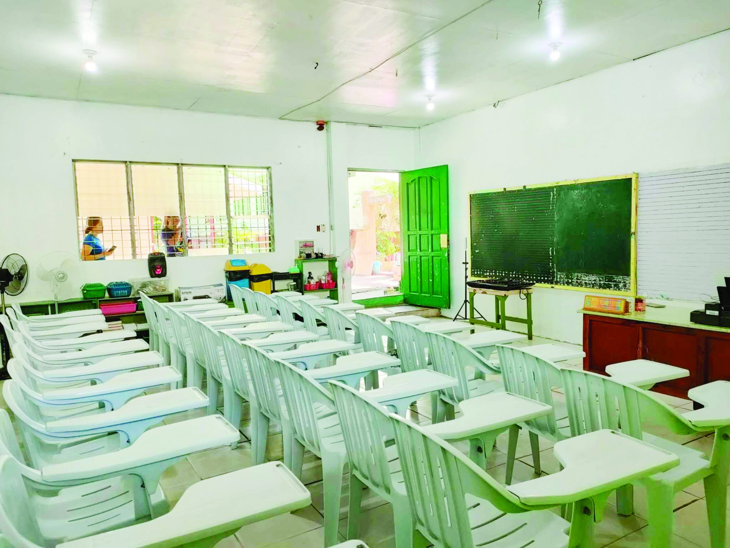 Iloilo public schools strip classroom walls bare