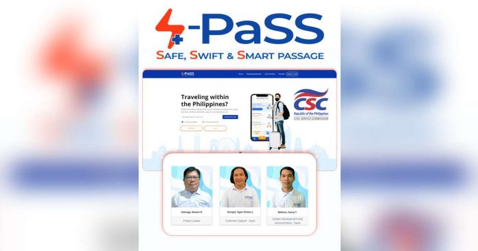 The Safe, Swift and Smart Passage (S-PaSS) Core Team, composed of Engr. Rowen R. Gelonga, Mr. Garry T. Balinon and Mr. Ryan Vilmor J. Dumpit, is declared as the regional winner of the Civil Service Commission’s (CSC) Presidential Lingkod Bayan Award. This award is conferred to an individual or group with extraordinary contributions that had nationwide impact on public interest, security and patrimony. It is part of CSC’s 2023 Search for Outstanding Government Workers.