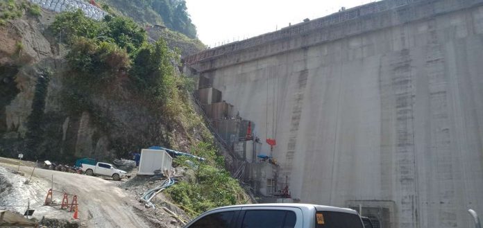 The construction of the high dam, one of the three dams of the Jalaur River Multipurpose Project Stage II (JRMP II) in Calinog, Iloilo has already reached 99 meters as of July. The JRMP II project needs an additional P8.48 billion in funds for its completion. IME SORNITO PHOTO