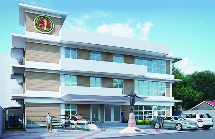 An artist’s rendition of the three-story University of the Philippines Visayas’ extension campus in Pandan, Antique. UPV PHOTO