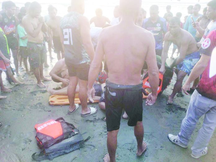 A vacationer in a beach in Hamtic, Antique drowned on Sunday, Aug. 20. RADYO BANDERA ANTIQUE PHOTO