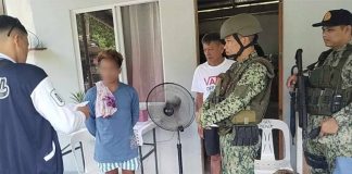 Authorities served an arrest warrant for rape against 21-year-old Jerecho Dogelio Derramas in Maayon, Capiz on Saturday, Aug. 19. PRO-6 RPIO PHOTO