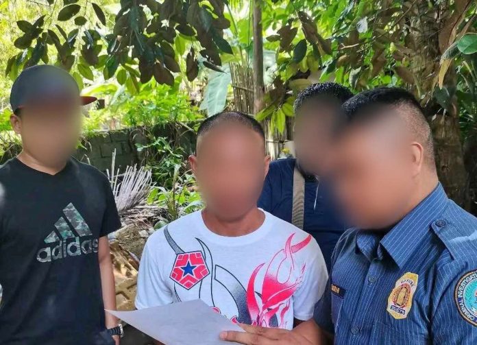 The No. 8 most wanted person in Western Visayas, charged with murder, was collared in Kabankalan City, Negros Occidental on Tuesday afternoon, Aug. 1. PRO-6 PHOTO