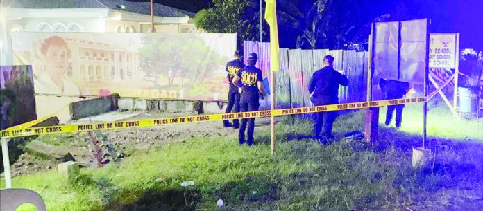 A hand grenade exploded outside the house of Dumarao, Capiz’s Mayor Mateo Hachuela on Saturday night, Aug. 5. No one was injured. RADYO BANDERA-ROXAS CITY PHOTO