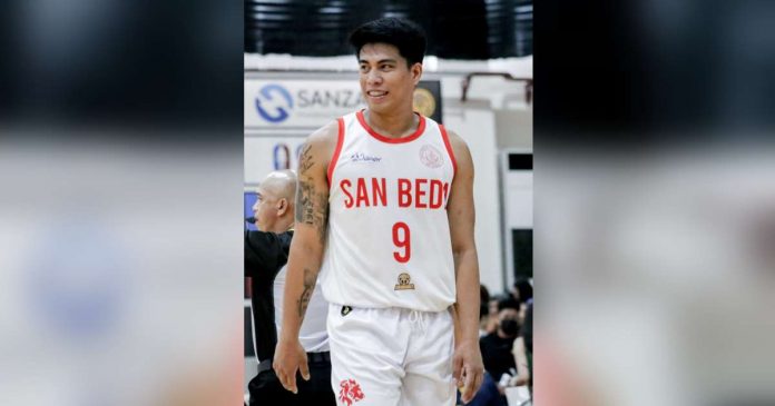 John Bryan Sajonia of Pavia, Iloilo was a former standout of Santa Clarita International School Primes in Iloilo City and was part of the Western Visayas basketball team that finished runner-up in the Palarong Pambansa. PHOTO COURTESY OF FILBASKET