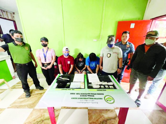 Shabu worth P3.5 million was recovered on July 29 in Santa Barbara, Iloilo in a joint operation of the Philippine Drug Enforcement Agency Region 6 and the Santa Barbara municipal police. PRO-6 RPIO PHOTO