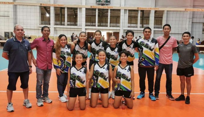 Guimaras State University volleyball team. CONTRIBUTED PHOTO