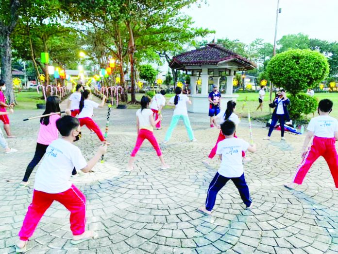 Iloilo City’s sports program for the youth is one of the finalists in the 2023 Galing Pook Awards. Photo shows the Arnis team during one of their training sessions. ILOILO CITY SPORTS DEVELOPMENT DIVISION