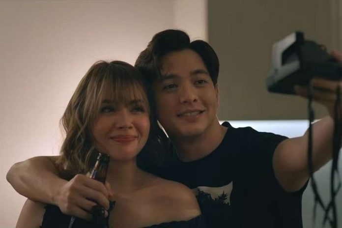 JULIA MONTES AND ALDEN RICHARDS. SCREENSHOT FROM “FIVE BREAKUPS AND A ROMANCE” TEASER