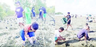 Volunteers and local stakeholders from the municipality of Ajuy, Iloilo conduct mangrove tree planting and coastal clean-up in Barangay Culasi of the said town. MUNICIPALITY OF AJUY PHOTO