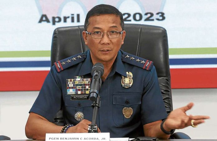 “I want to express my deepest appreciation to the dedicated men and women of the Philippine National Police for their unwavering commitment to duty,” says Gen. Benjamin Acorda Jr., chief of the PNP.