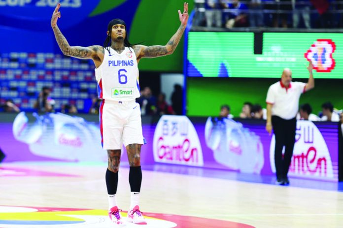 Jordan Clarkson says he is grateful to the Filipino crowd that showed up in the five matches of Gilas Pilipinas in the 2023 FIBA World Cup at the Philippine Arena in Bulacan and at Smart Araneta Coliseum. GETTY IMAGES